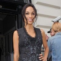 Rosario Dawson - London Fashion Week Spring Summer 2012 - Julien Macdonald - Outside